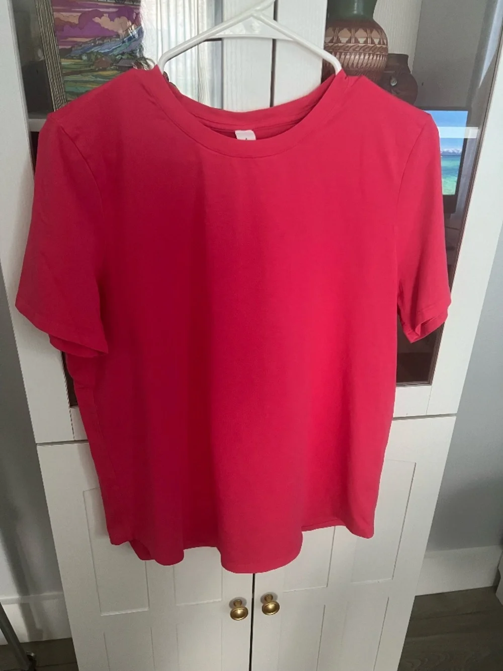 Pink Lulelemon Shirt, Size 8
